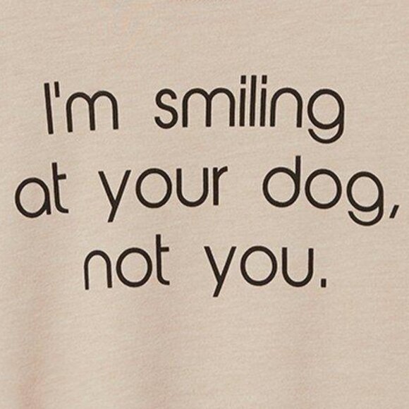 ❤️NWT VINTAGE TORRID TEE I'M SMILING AT YOU DOG, NOT YOU GRAPHIC TOP - PLUS SIZE - Picture 2 of 9